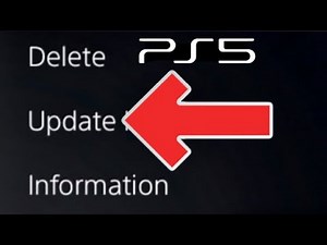 PS5 How to DELETE Updates!