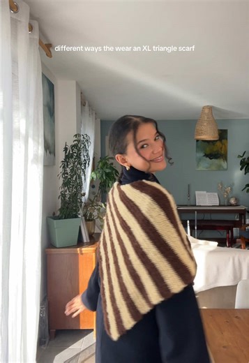 Creative Ways to Style an XL Triangle Scarf