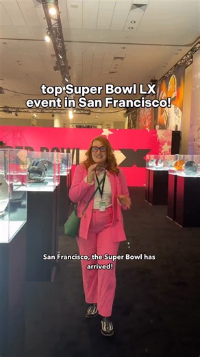 Kara Harms on Instagram: "top SF Super Bowl LX event starts on Tuesday!! 🏈⬇️ ✨Comment "Touchdown" and I'll send you the link to grab your tickets!! ✨ 🏈 I had a chance to check out the official @nfl Super Bowl fan experience today as part of the media and guys it's INSANE. I clocked about 2 miles walking all around the Mascone Center checking out all the activations and displays. They have Super Bowl Championship Rings, crystal team helmets on display, a locker room with team jerseys, interacti
