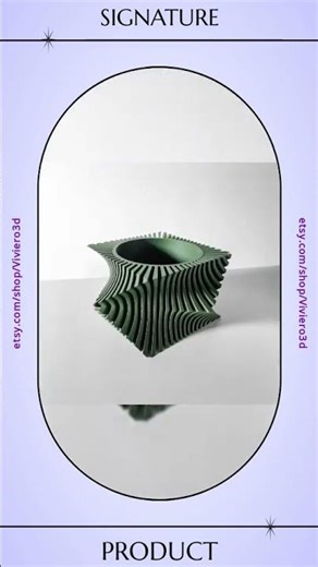 3D Printed Planter Pot: Modern Home Decor with Drainage