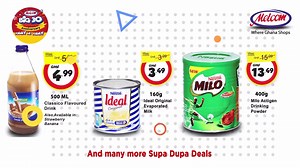 Shop at Melcom and enjoy special BIG 30 promo prices on a wide range of supermarket items, as well as many more SUPA DUPA DEALS!!! Don't forget to check out our BIG 30 promo and stand the chance to win one of 30 TVs, 30 fridges, 30 motorbikes and 30 Renault cars! | Melcom Ghana