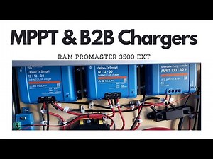 Victron MPPT and Victron Orion-TR Smart 12/12-30 Chargers. Ram Promaster 3500 Extended