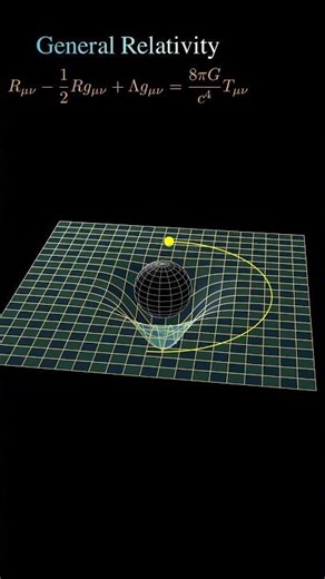 How Mass Bends Space & Time ⏳✨ (Einstein Was Right!) #maths #animation