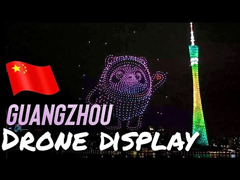 Another dazzling drone display to celebrate the Beijing 2022 Winter Olympic, this time in Guangzhou