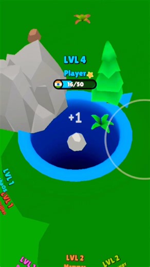 Hole.io Giant Black Hole Survival Challenge Gameplay #shorts #gaming #viral #trending