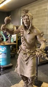 Kewa Corn Dancer by Scott Rogers (shown in the original clay ~ 80% life)
