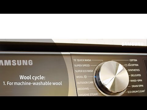 Samsung Washing Machine Wool Cycle Explained