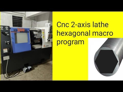 Cnc hexagonal macro program
