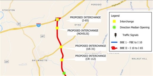 Baldwin County approves updated access plan for Beach Express II