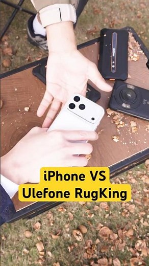 iPhone Baby Care vs Ulefone RugKing Walnut Power🔨 #UlefoneRugKing #ulefone