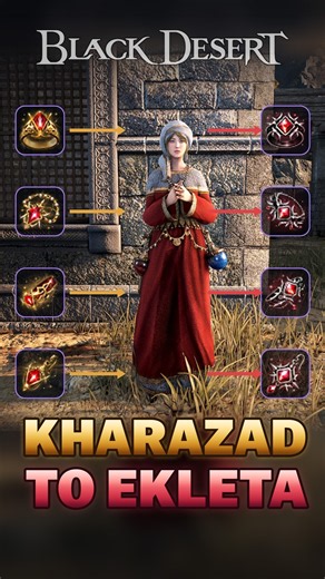 How to Convert - Kharazad to Ekleta | Black Desert #gaming #blackdesert #mmorpg
