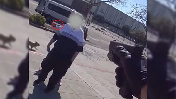Video shows suspect shot in ‘hostage situation’ near Fresno’s Manchester Center