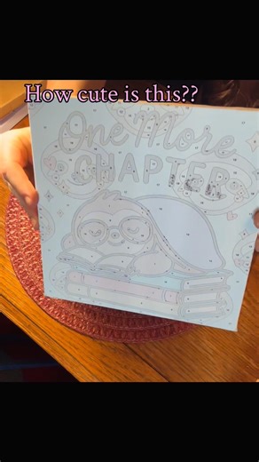 Trying a cozy bookish hobby ☕📚 paint-by-number unboxing (cat cameo 🐈)