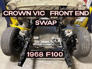 Ford F100 Crown Vic Swap- Ep 1 Front End Swap