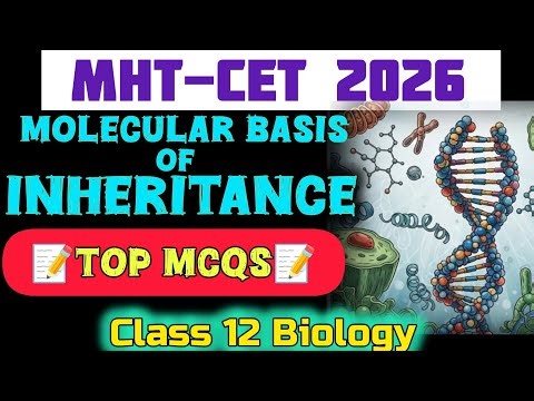 class 12 biology molecular basis of inheritance| MCQs🔥🤩✍️|#class12 biology #SS Notes