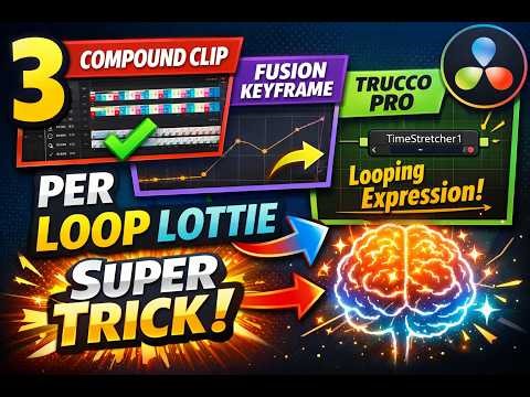 Loop Perfetto per Lottie in DaVinci 21: Il Metodo Definitivo che Devi Conoscere