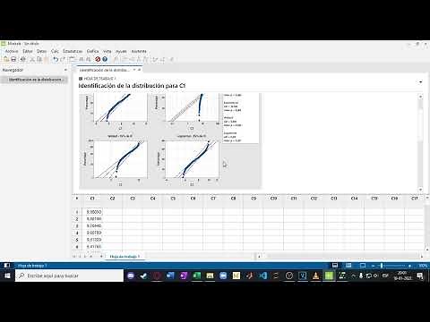COMO SABER LA DISTRIBUCIÓN DE DATOS CON MINITAB