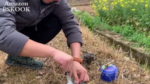 PSKOOK High Carbon Steel Fire Steel Striker Survival Tool Bushcraft Gear (Type 2)