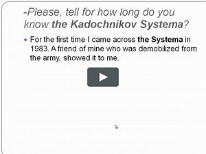 Gvozdev Nikolay Jevgenevich: The Kadochnikov Systema is Natural and Calm