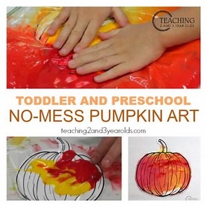 232K views · 343 reactions | NO-MESS PUMPKIN ART - WITH PRINTABLE! This is a fun color-mixing activity that is contained in a bag. Have fun mixing the colors while pressing on the bag's surface! LINK: https://teaching2and3yearolds.com/no-mess-pumpkin-art-with-free-printable/ | Teaching 2 and 3 Year Olds - Activities for Toddlers and Preschoolers | Facebook