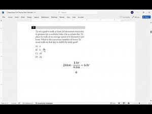SAT Math Practice Test 9 Module 1 College Board 2025-2026