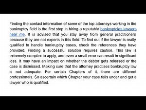 How To Find and Choose Affordable Bankruptcy Lawyers