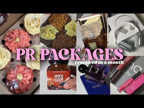 UNBOXING PR PACKAGES