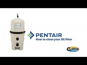 How to clean a Pentair FNS 36+ DE filter