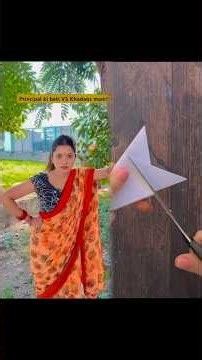 Principal Ki Beti VS Khadoos Mam! 😡🔥 | Emotional School Drama & Paper Craft Magic | #shorts