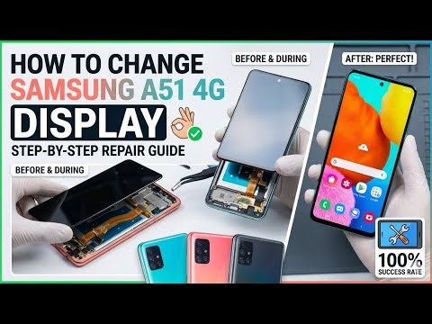 How to change Samsung A51 4G display | Step By Steps | phone repair | profix