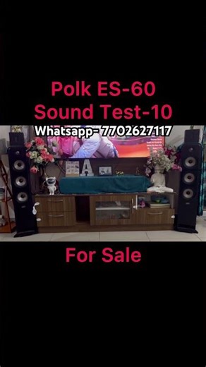 Polk ES60 Sound Test-10 🔊 Audiophile Tower Speaker Power!