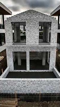 Luxury Home Built in 70 Seconds | Fast Motion Construction 4K