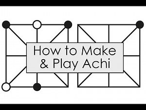 Achi Game From Ghana - How to Make and Play Achi