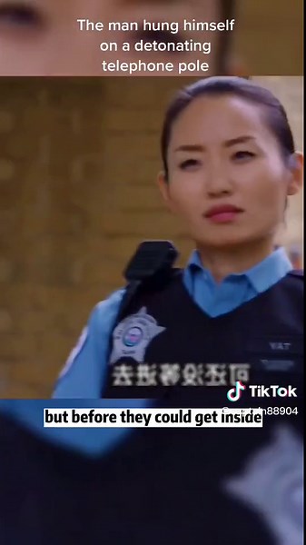 Dramatic Rescue: Man Hanging on Exploding Telephone Pole