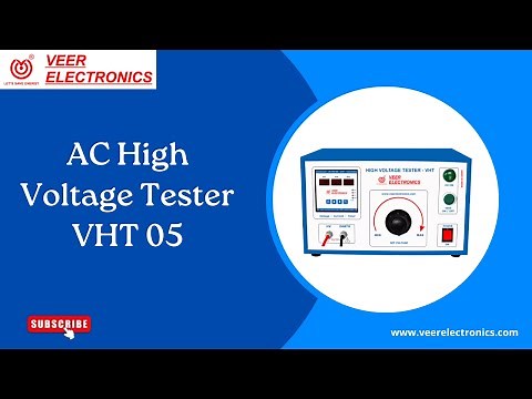 Veer AC High Voltage Tester VHT 05 Demo 2021