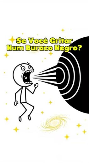 If you scream into a black hole, the sound travels forever. #shorts