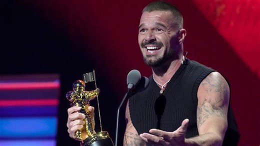 Ricky Martin Makes Rare Comment About His Kids During Latin Icon Award Speech at 2025 MTV VMAs