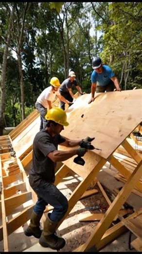 A group of people built an extraordinary house in the middle of a forest. April 2026#youtube #home
