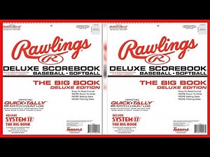 Rawlings Deluxe System-17 Baseball Scorebook