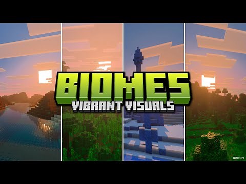 🌟 All BIOMES with VIBRANT VISUALS | Minecraft Cinematic 🏜️