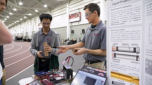Hey Alexa, tell me what it's like to be in the Rose Rocketry club. 🚀 #RoseHulman #STEM #Engineering #NationalMoonDay | Rose-Hulman Institute of Technology