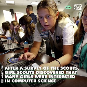 120K views · 31 shares | Girl Scouts and Cyber Security Via Positive News Network | Madysyn | Facebook