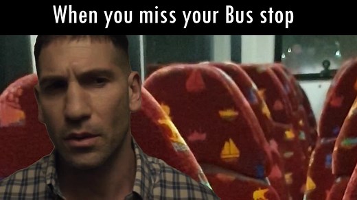 When You Miss Your Bus Stop Meme
