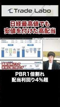 近年稀に見る安値に転落した20兆円国策株＋三菱HCキャピタルの下落理由ほか#shorts