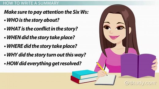How to Write a Summary: Lesson for Kids