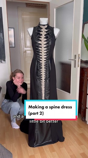 Creating a Spine Dress Inspired by Sandman | Costume Design Tutorial