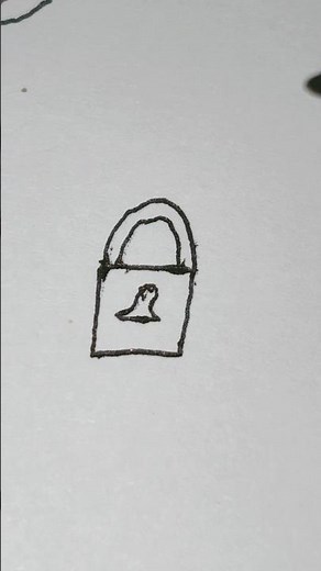 How to draw a easy colorful amazing key locks 🔒 ￼ in seconds