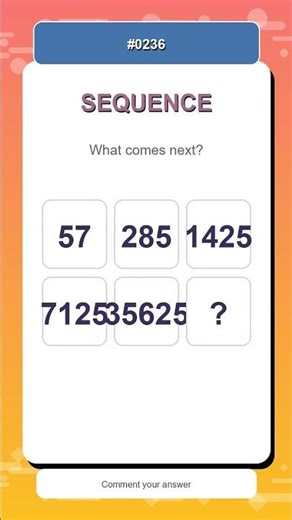 Sequence Challenge #0236 | Find the Next Number Fast