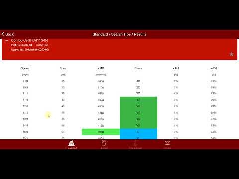 Tip Wizard Spray Tip Selection: 10 US GPA Glyphosate