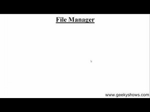 Mind Luster - Learn 12 File Manager in Database Management System Hindi